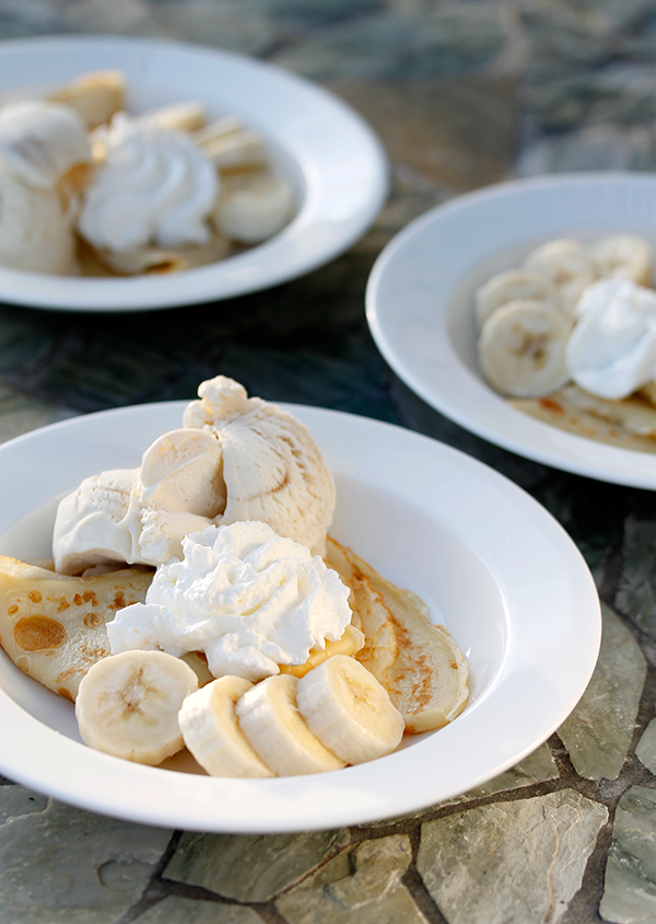 Wilde in the Kitchen Ice Cream week French Toast Crepes
