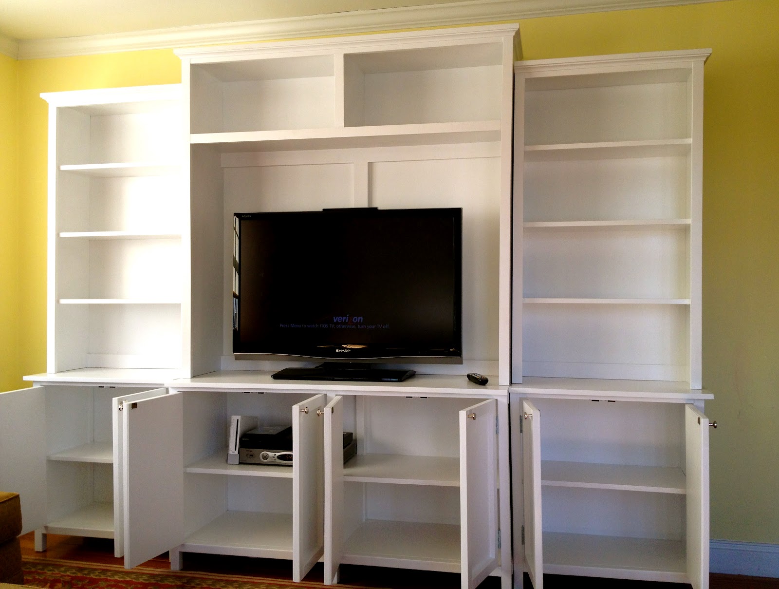 That's My Letter DIY Media with Doors & Shelves