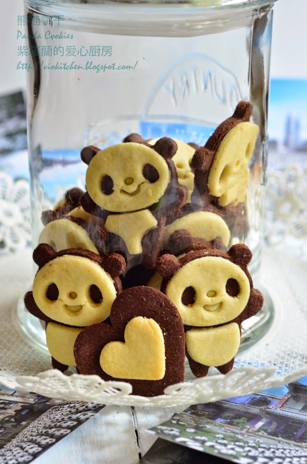 熊猫饼干怎么做_熊猫饼干的做法_七块小饼__豆果美食