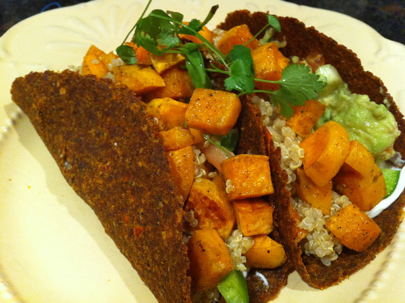 I AM WOMAN, Watch me cook! Sweet Potato and Quinoa Tacos