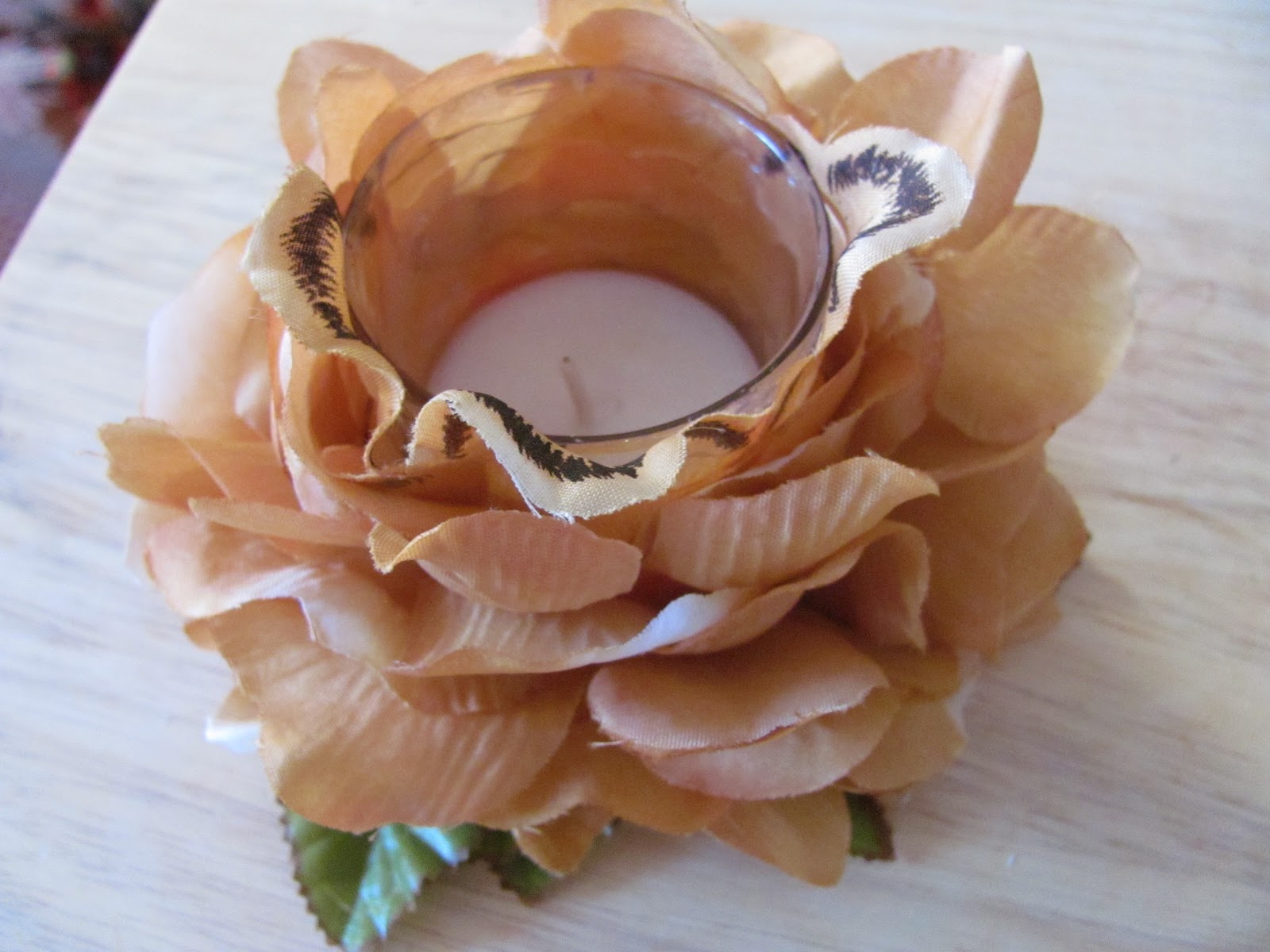 Prim and Propah Wedding Crafting, Flower Votives
