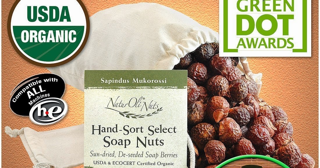NaturOli Soap Nuts / Soap Berries Organic Laundry Soap / Natural Cleaner. Processed in USA! 1