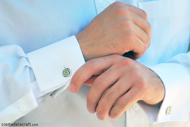DIY Cufflinks From Buttons