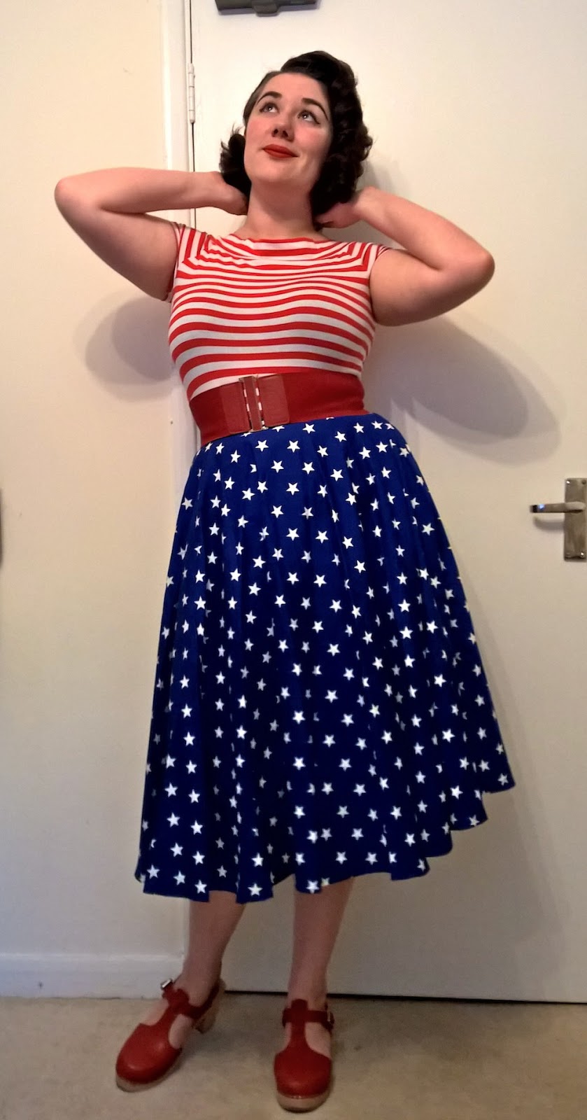 Fancy Dresscapades A PinupStyle Stars and Stripes Outfit for the 4th