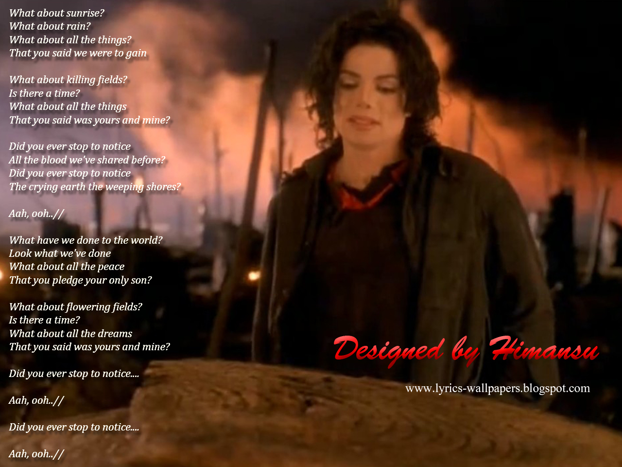Michael Jackson - Earth Song Lyrics AZLyricscom