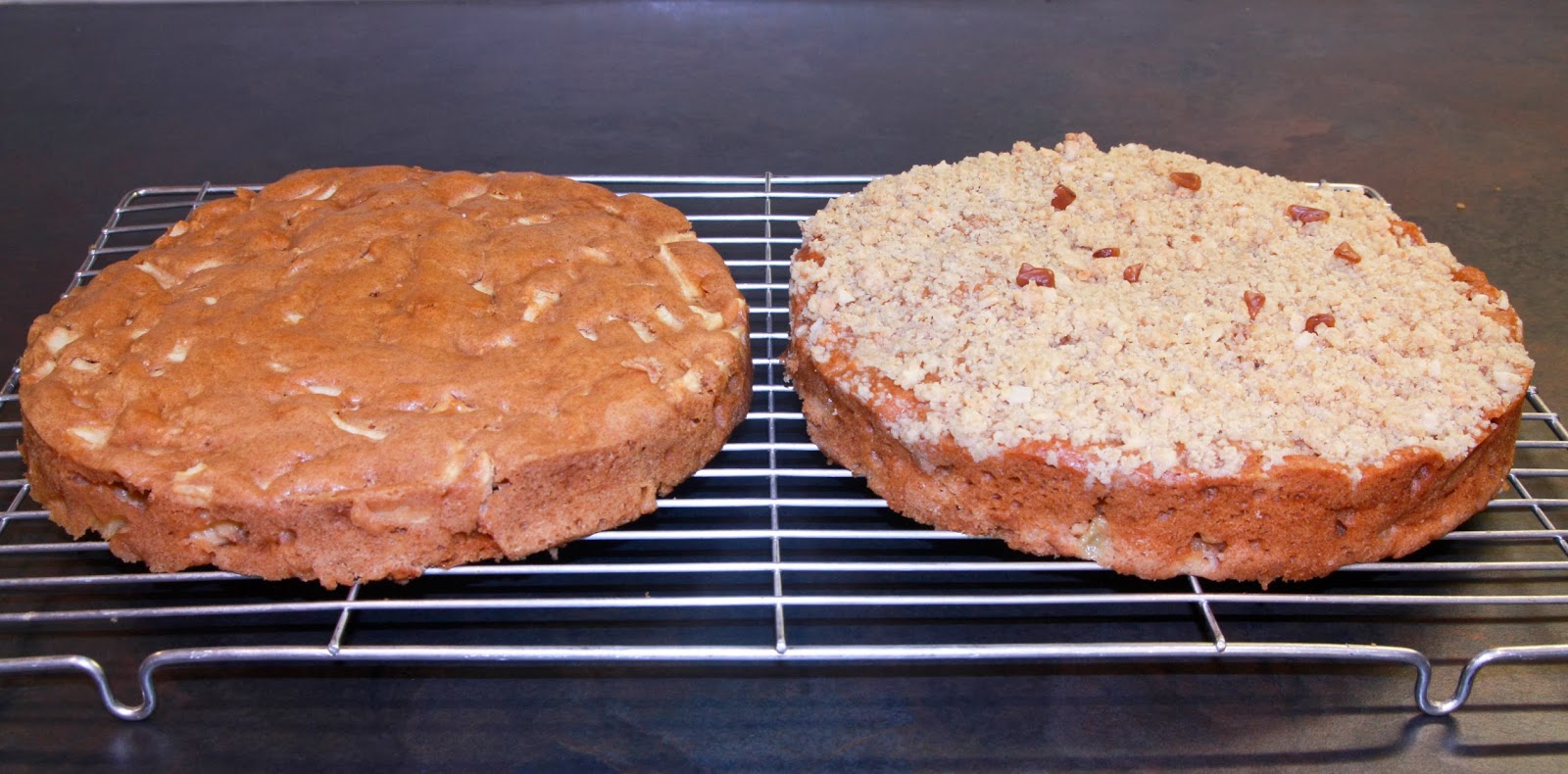 The Cake Trail Caramel Apple Crumble Cake