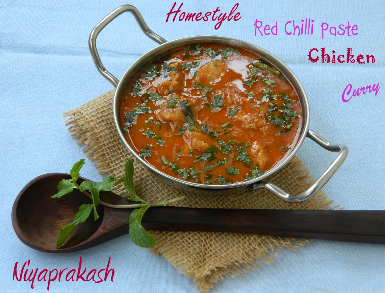 Niya's World Red Chilli Paste Chicken Curry