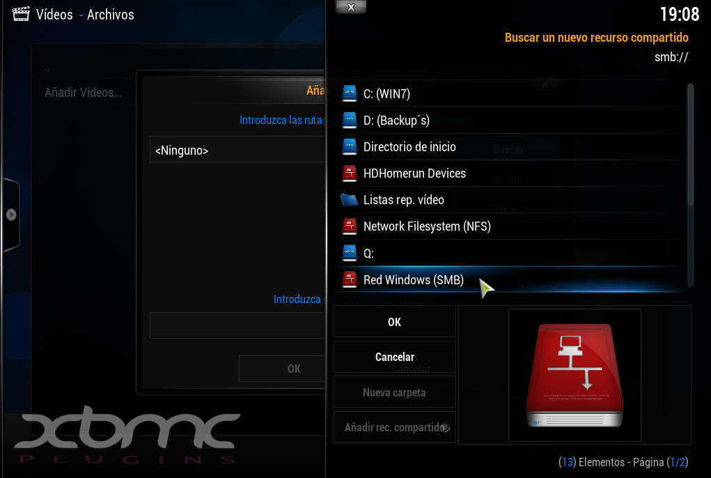 XBMC Red Windows SMB XBMC Red Windows SMB