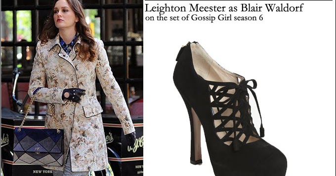 Louis Vuitton Monogram Fascination Lockit Bag worn by Blair Waldorf  (Leighton Meester) in Gossip Girl (S05E22)