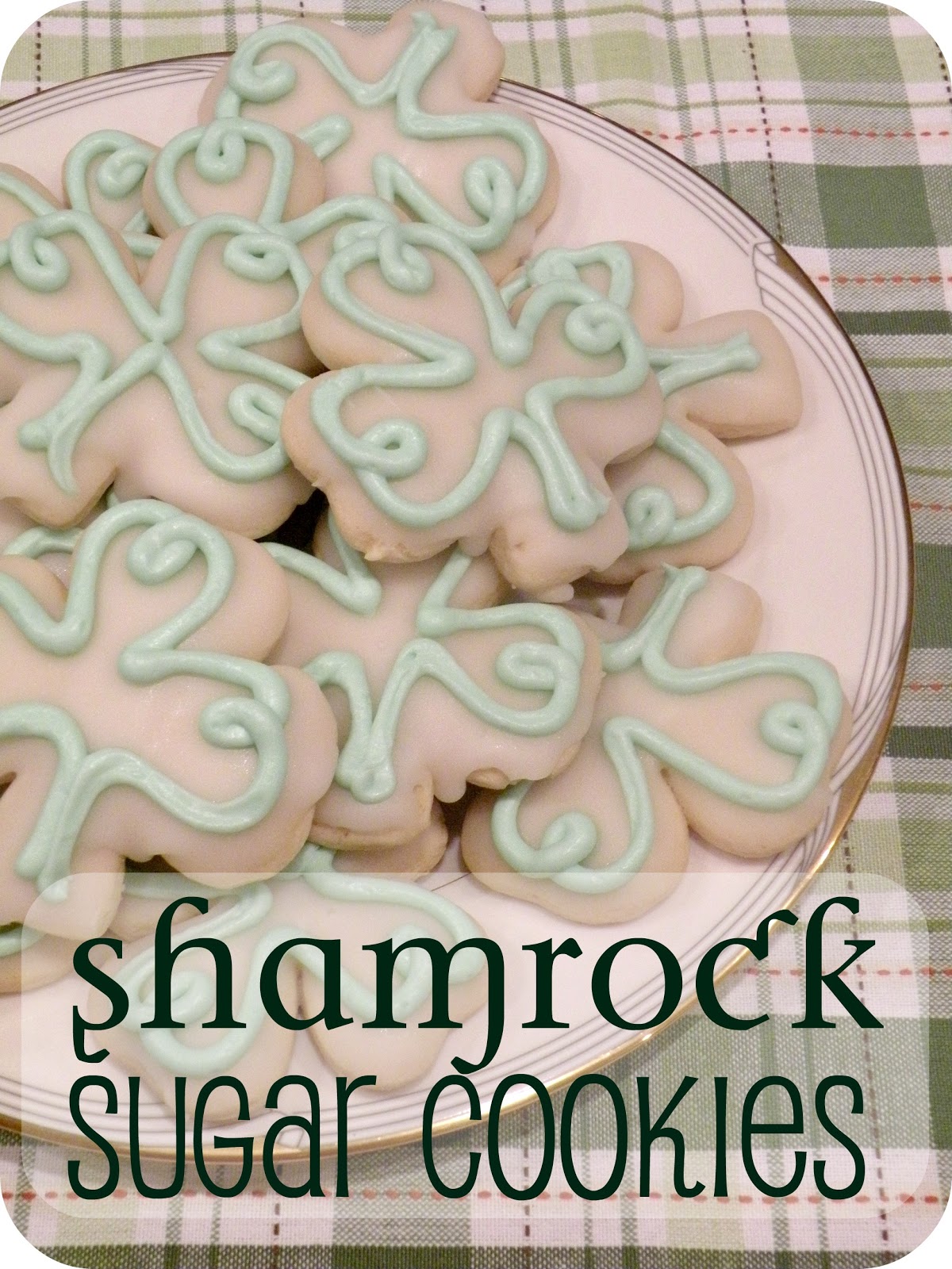 Missionary Mail Shamrock Sugar Cookies