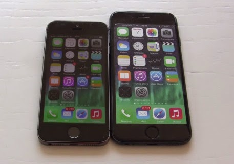 iPhone 6, iPhone 5S 樣機比較影片