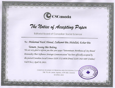 Rahmatan Lil A Lamin The Official Acceptance Letter Cscanada
