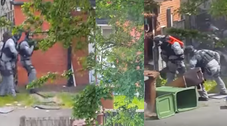 📹 Video: Moment armed police storm 'home of Manchester suicide bomber' May 2017