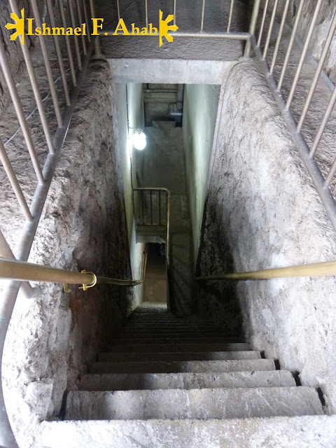 Stairs to the crypt of Wat Ratchabaruna in Ayutthaya Historical Park, Thailand