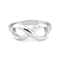 Sterling Silver Infinity Ring front