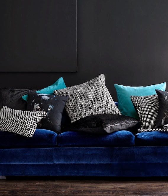 Object of the day H & M new season cushions YOUR HOME IS LOVELY