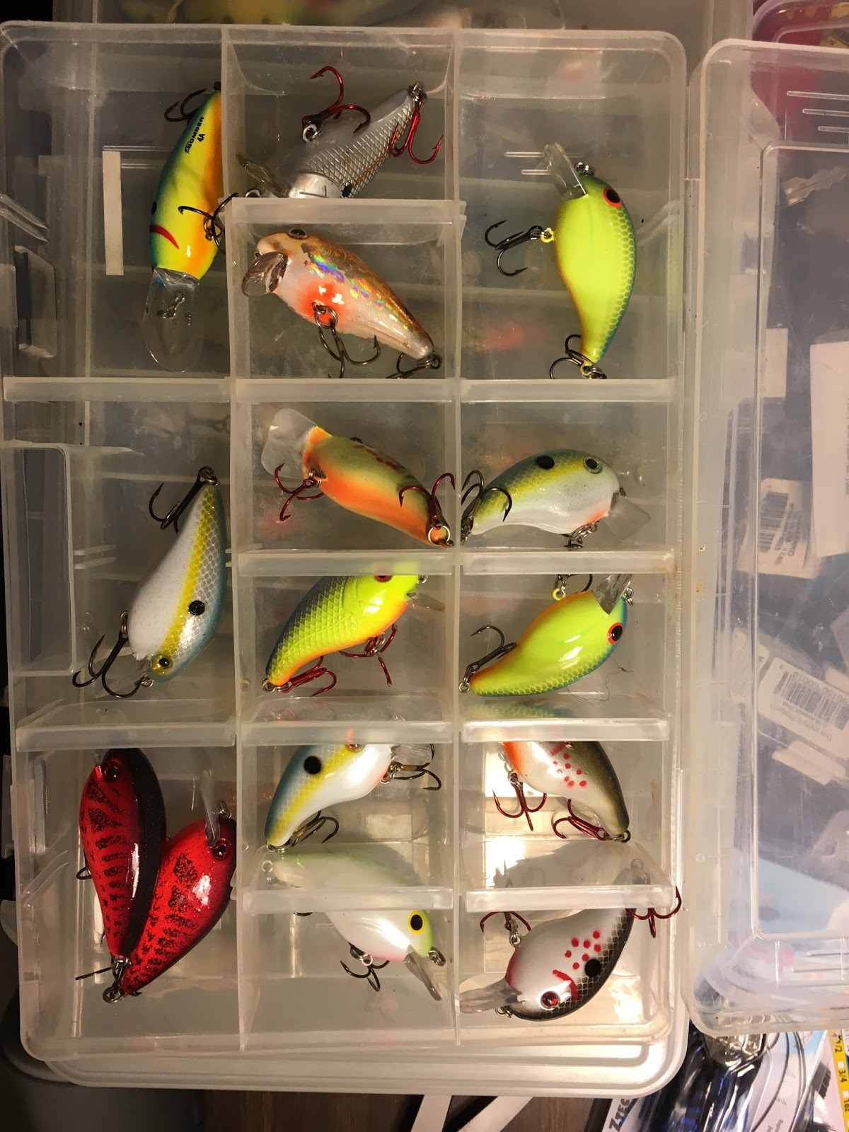 The Best Crankbait Storage Option Carry More Baits And Not Get Em Individual Baits D In A Plastic Box Are Easy To Get But Then You Have Carry So Many Storage Bo