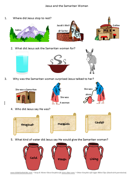 Bible Fun For Kids: Life of Jesus Worksheets