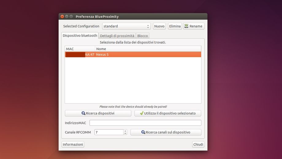 BlueProximity in Ubuntu