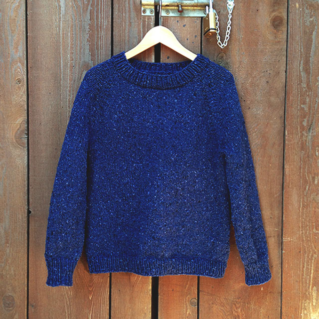 Gifts to start making now to be done by the holidays: Large knit & crochet projects, like this awesome sweater