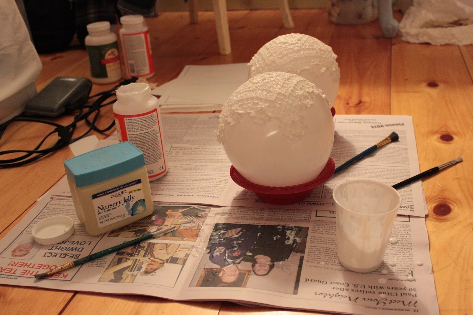 Tutorial Tuesday Lace Doily Bowls Melmaria Designs Tutorial Tuesday