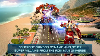 Iron Man 3 - The Official Game v1.4.0r APK + DATA Unlimited Stones And Reactors