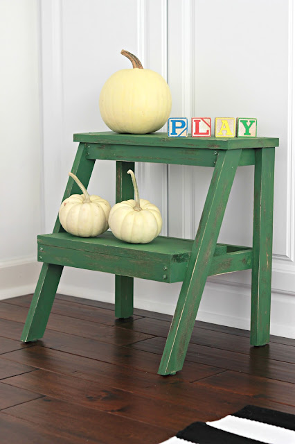 Build a step stool for your kids! Allows them to explore their independence in hand washing and dental hygiene. DIY Step Stool Color 