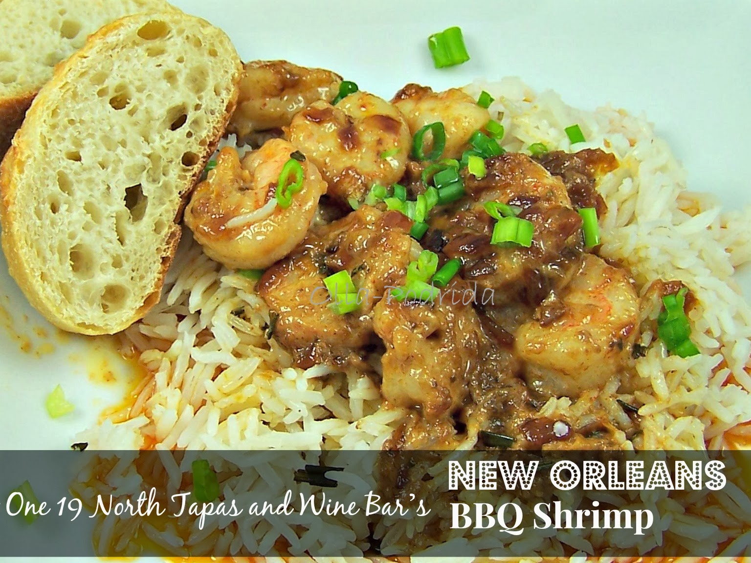 OllaPodrida One 19 North Tapas and Wine Bar’s New Orleans BBQ Shrimp
