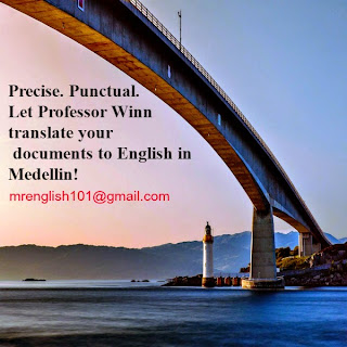 Traducciones español-ingles en Medellin - Professor Winn