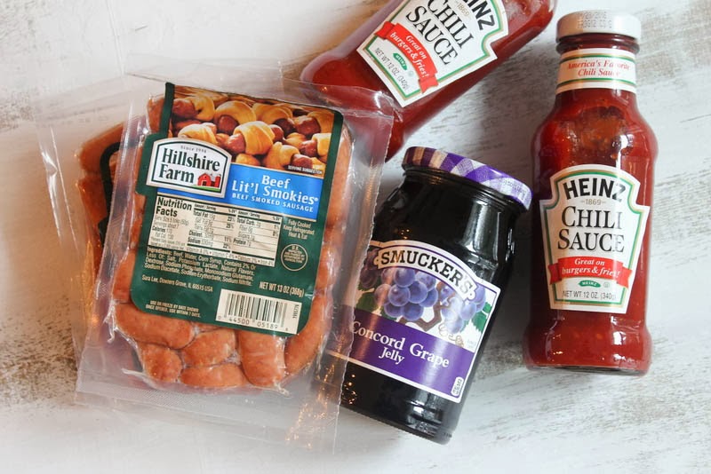 That's so Michelle... Lil Smokies with Grape Jelly Chili Sauce