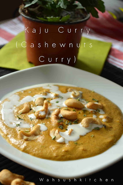 Kaju curry recipe