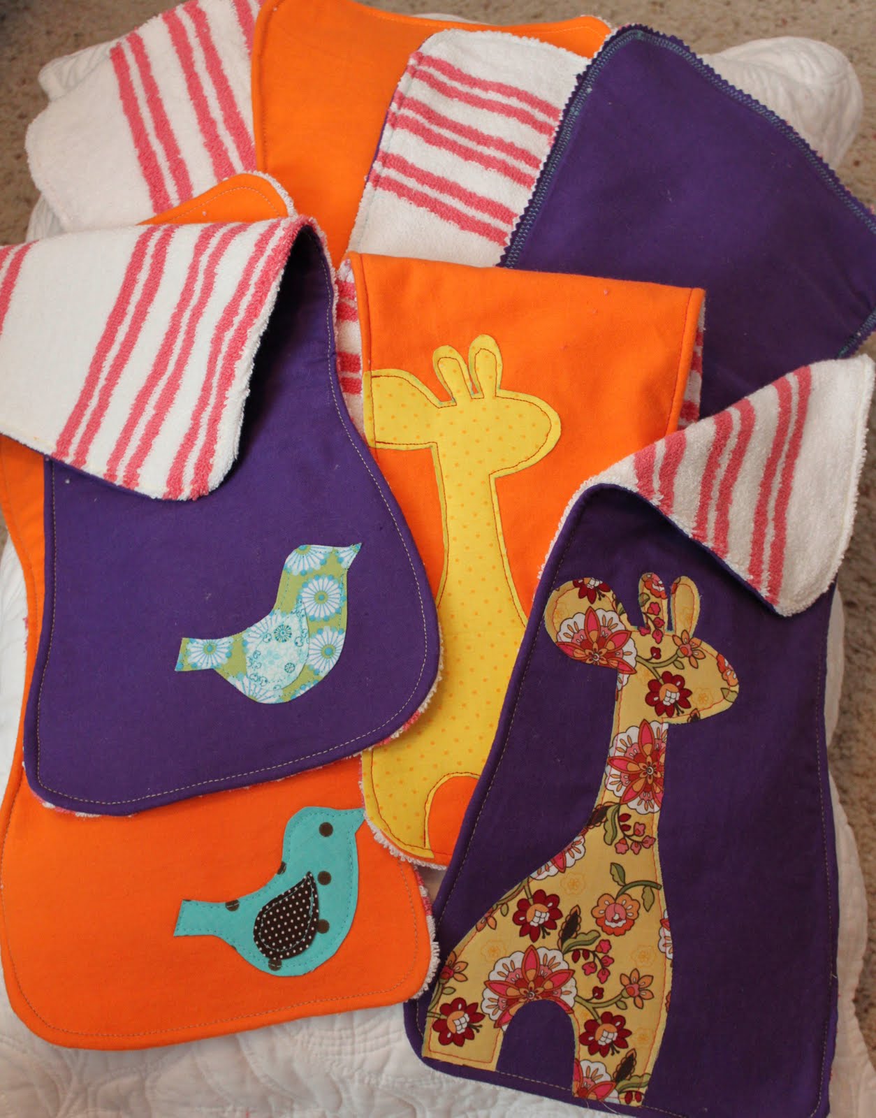 Something Pretty Easy Burp Rags