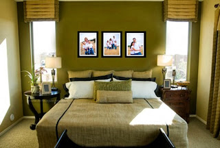 How to arrange pictures in small rooms