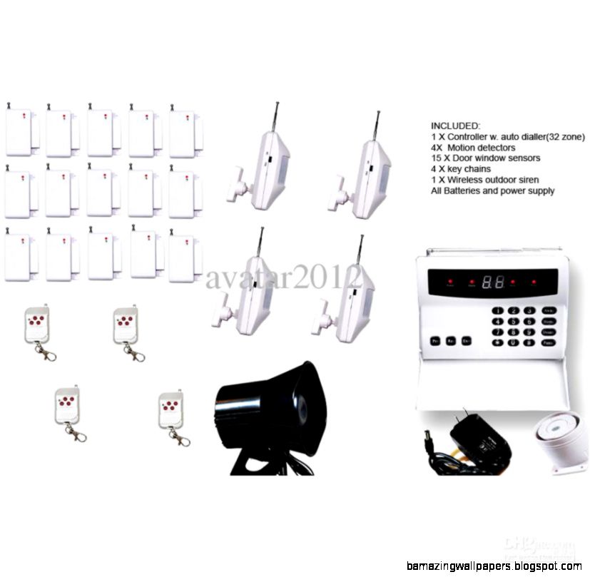 New Wireless Home Security Alarm Systems Kit Auto Dial Burglar New Wireless Home Security Alarm Systems Kit Auto Dial Burglar