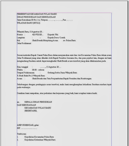 My Blog Cara Membuat Surat Resmi Menggunakan Microsoft Word