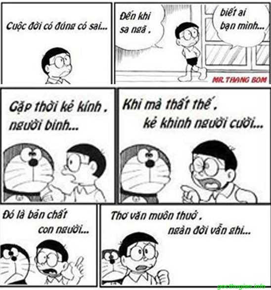 Đôrêmon chế - Một người đi với một người