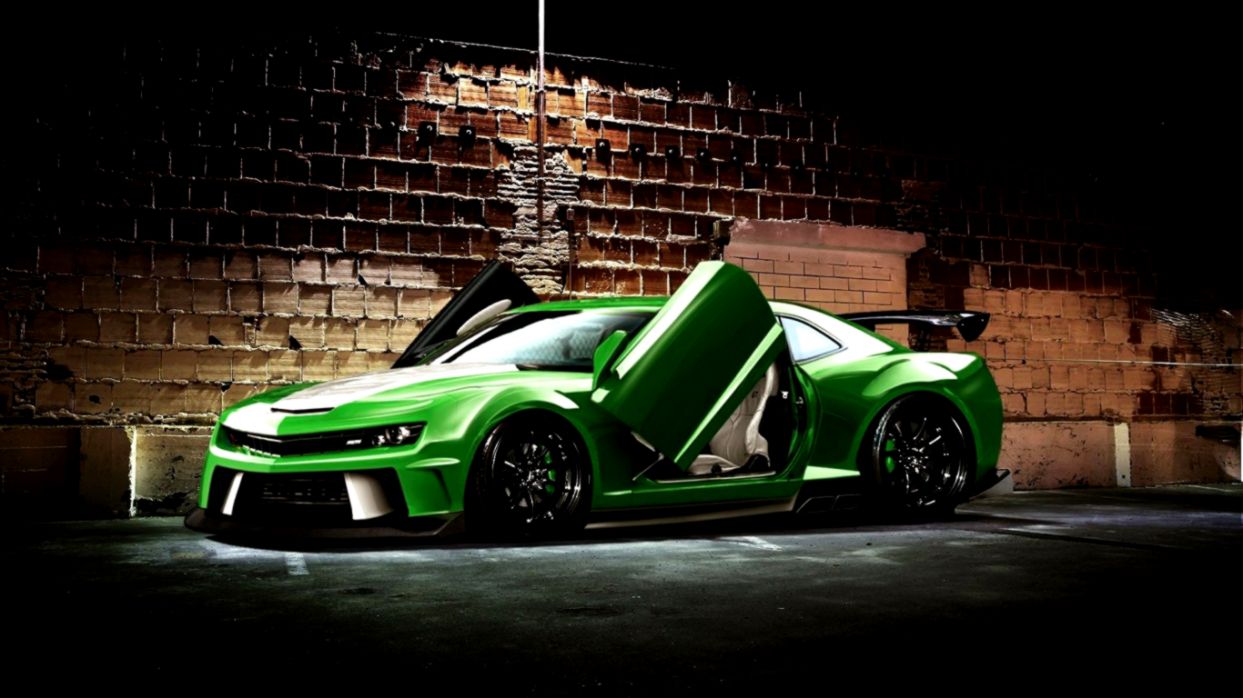 Sports Car Wallpaper Green