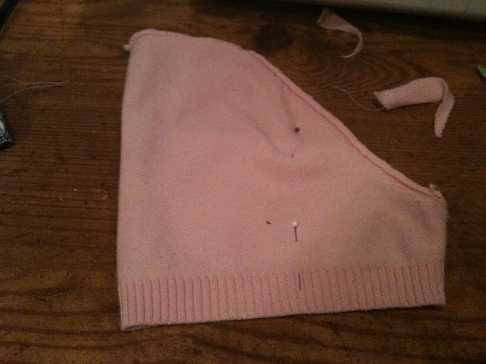 Crafting in my Closet! Sweater Dress Refashion