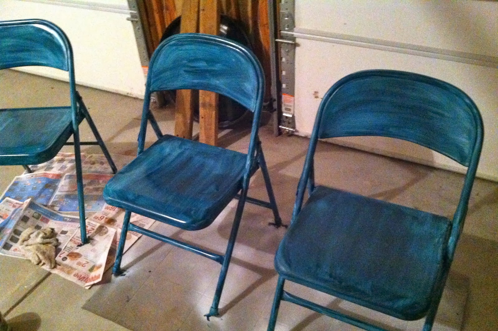 DIY Why Spend More Metal chair makeover