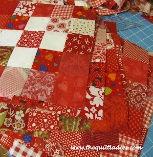 Making a Red and White Quilt for myself