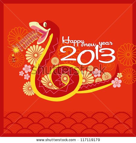 Free Vector Image on Multi Star  Chinese New Year Cards Lunar Year 2013