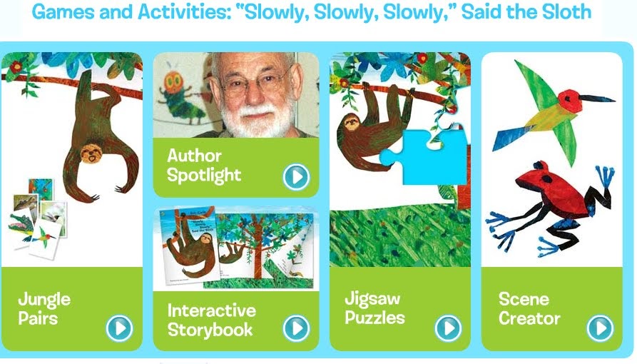 Los Rosales in English.: " Slowly Slowly Slowly, said the Sloth" by