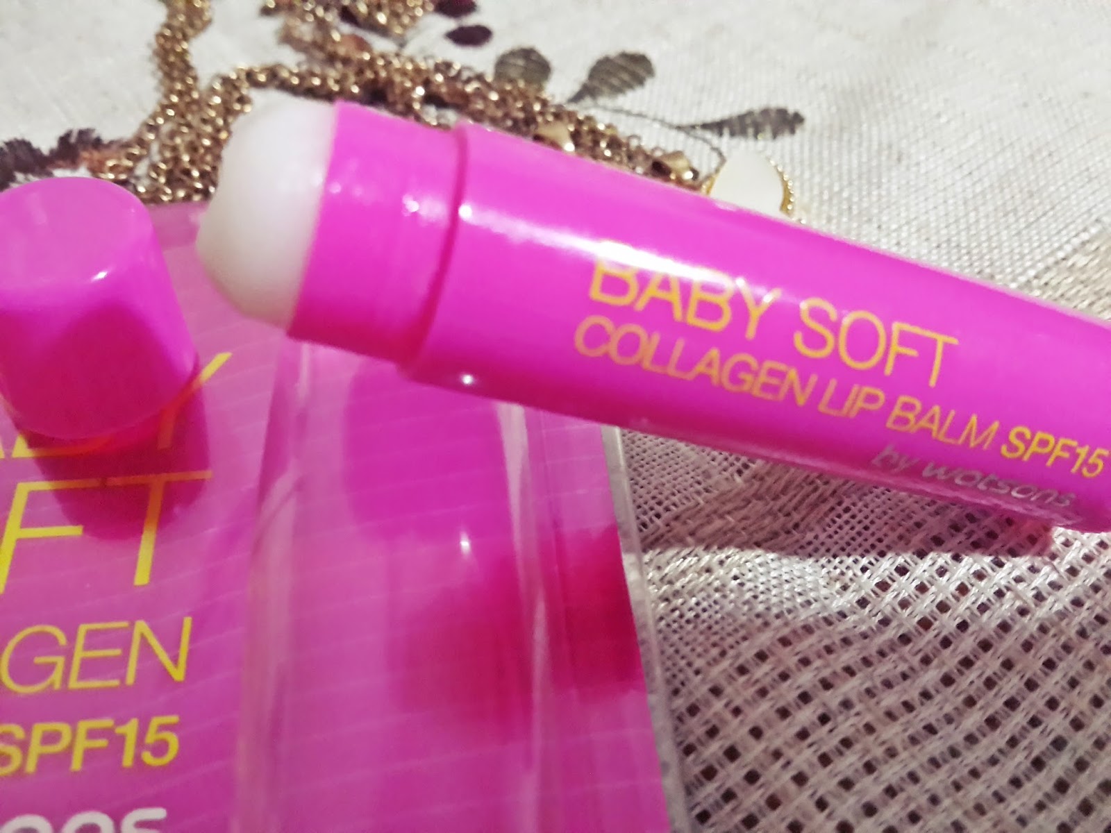 suslukedi Watsons Baby Soft Collagen Lip Balm Spf15