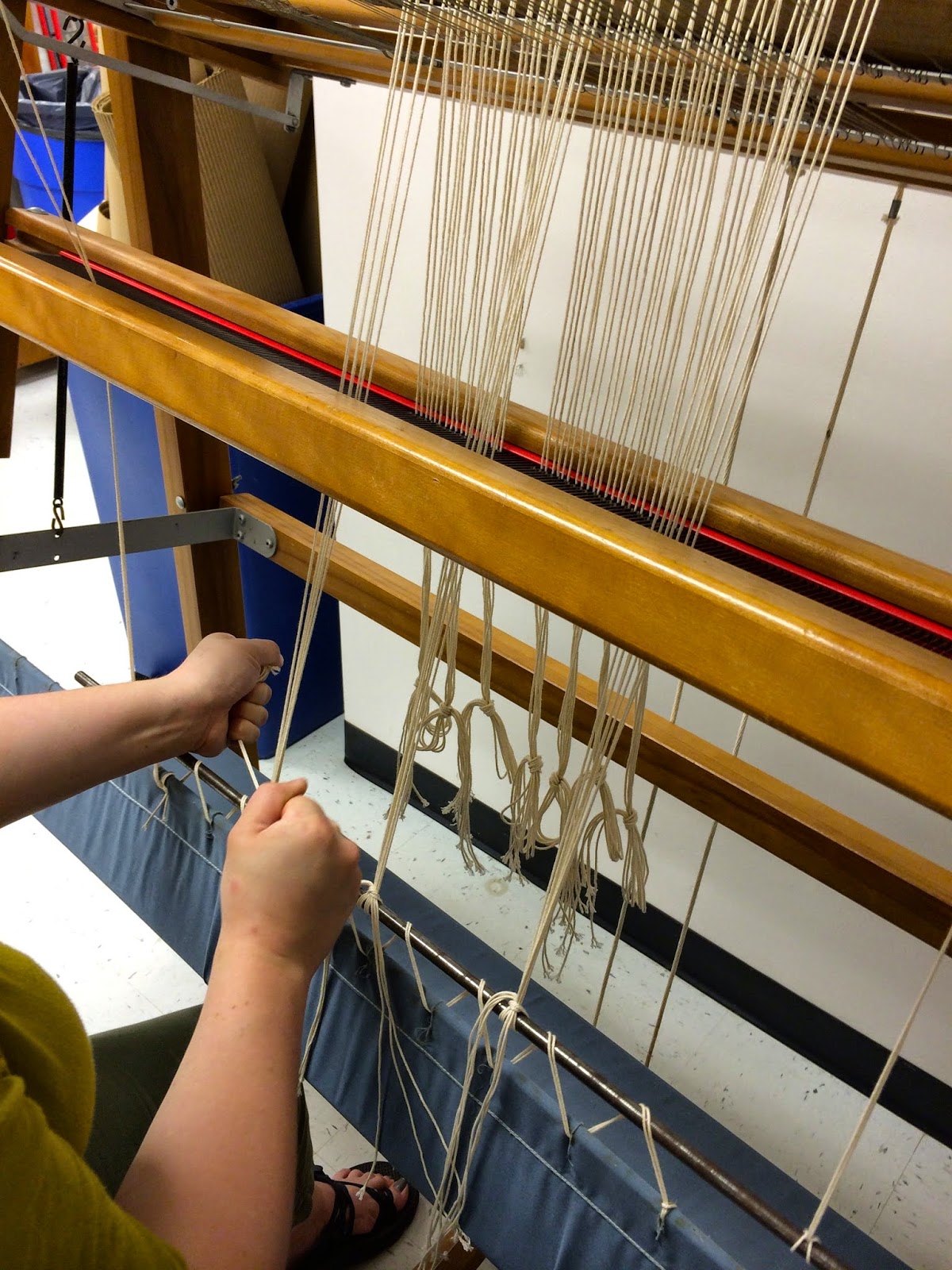 Tapestry Share Tissart Tapestry Loom WarpingOne Method