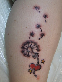 dandelion tattoo