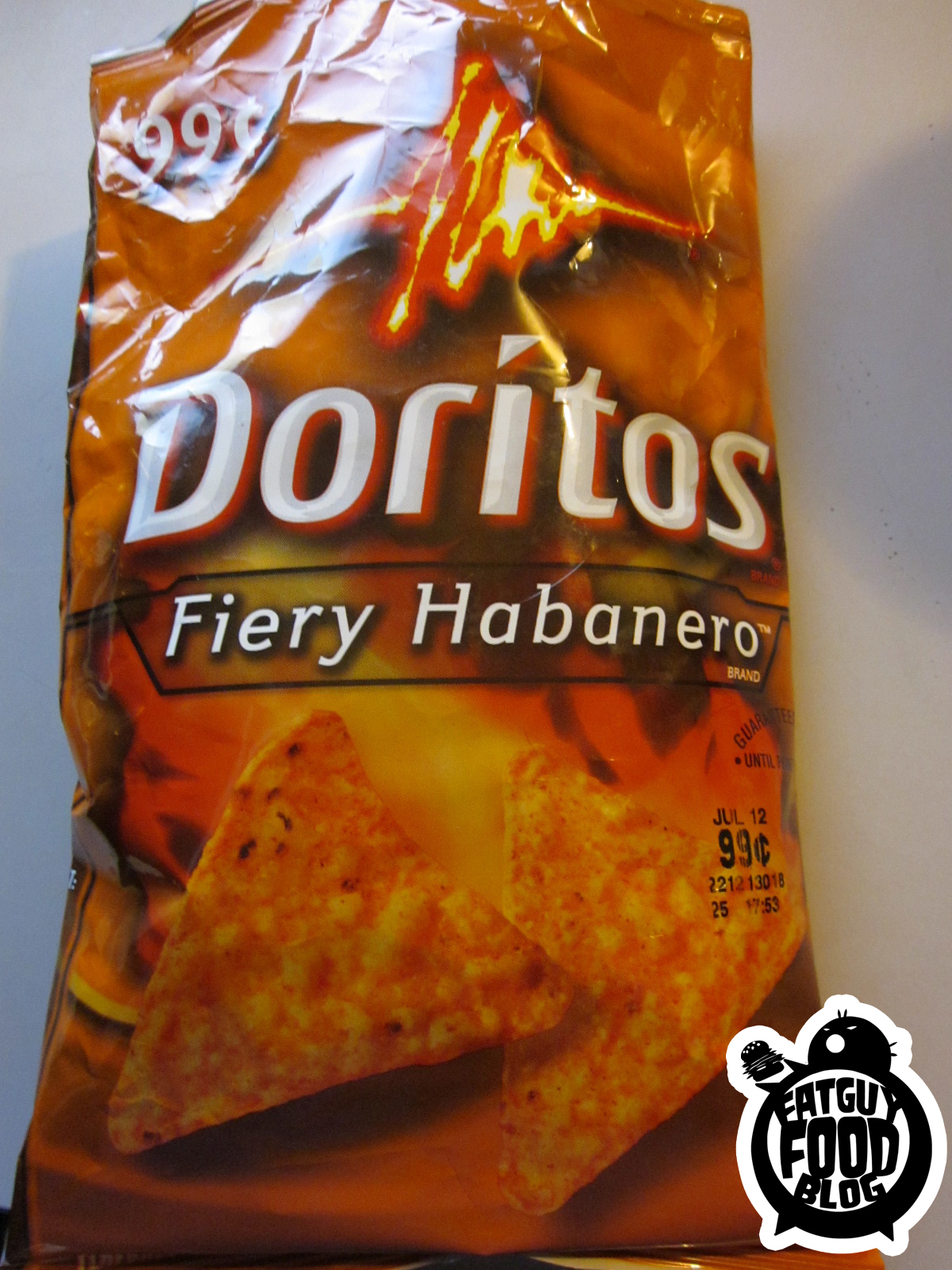 Fiery Habanero Doritos
