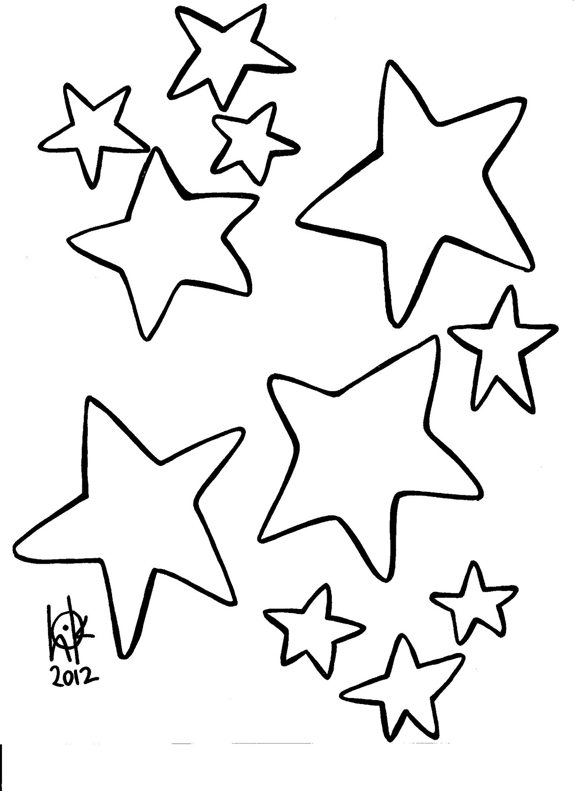 Coloring Book Stars