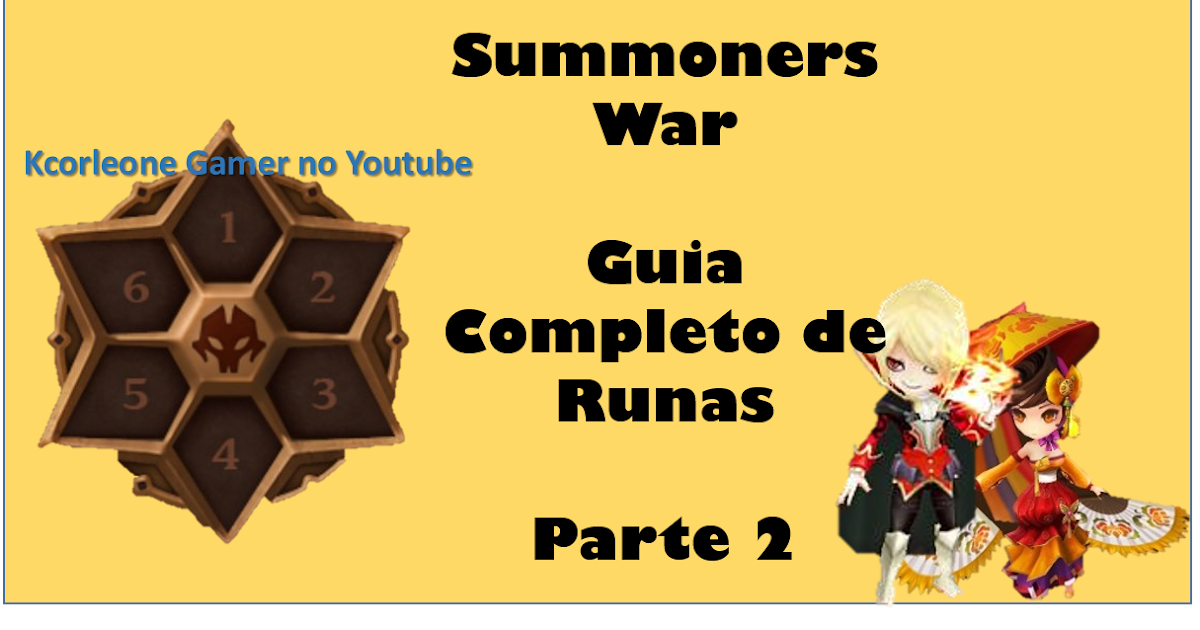 Summoners War 10 Dicas para iniciantes Parte 7 Runas e Atributos
