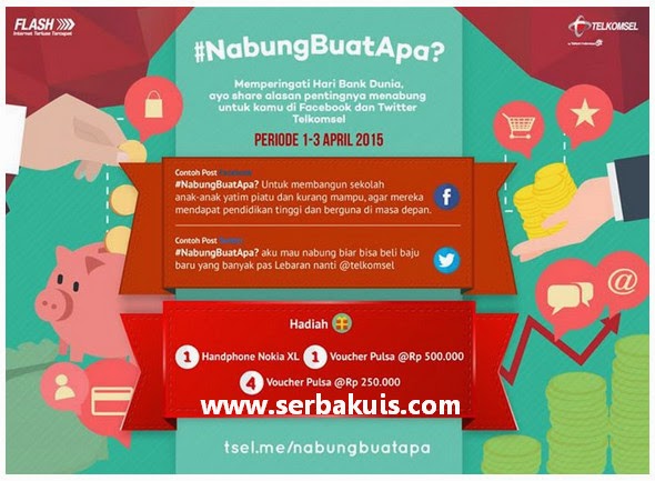 Kuis Nabung Buat Apa? Berhadiah Nokia XL & Pulsa Kuis Nabung Buat Apa? Berhadiah Nokia XL & Pulsa