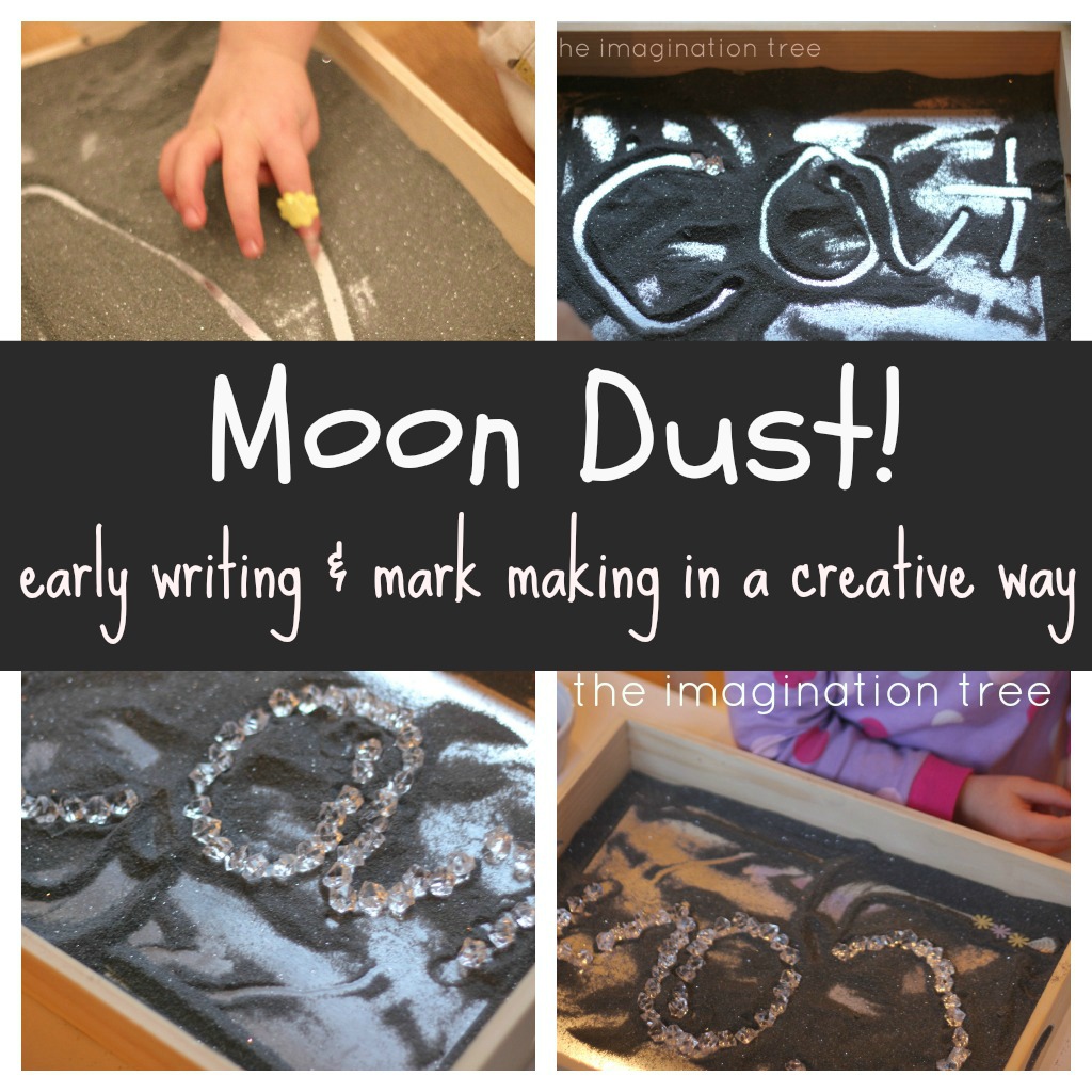 Moon Dust Sensory Writing Tray The Imagination Tree